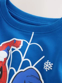 Spiderman bleu/rouge - Pyjama à permis unique (12 mois à 10 ans)