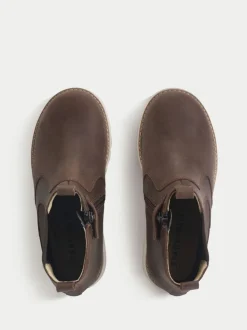 Start-Rite Carnaby Bottes zippées à semelle épaisse Chelsea Inspired marron