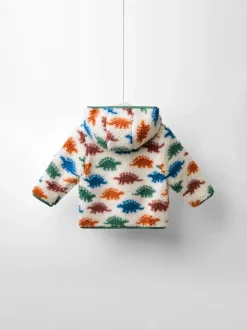 Stégosaure Nature - Veste en polaire JoJo Maman Bébé À capuche