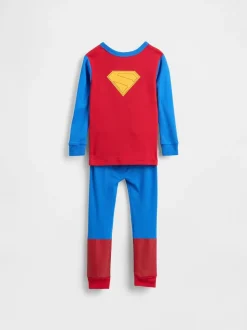 Superman bleu - Pyjama Gap Marvel 100% coton à manches longues (6mois-5ans)