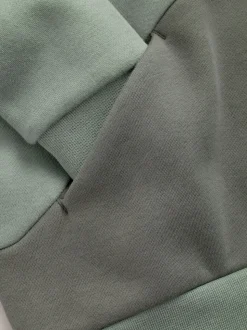 Sweat à capuche Baker by Ted Baker vert oversize à motif graphique dans le dos