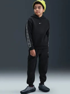 Sweat à capuche Nike Club+ en poly avec bande