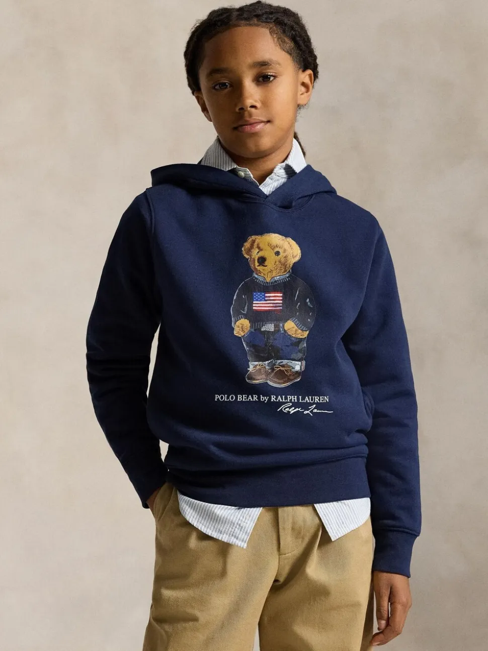 Sweat à capuche Polo Ralph Lauren Polo Bear à motif graphique