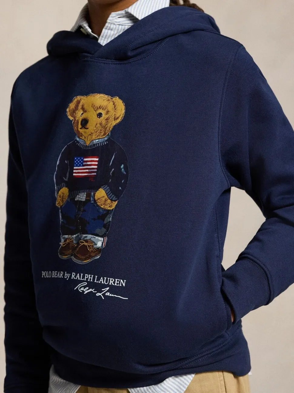 Sweat à capuche Polo Ralph Lauren Polo Bear à motif graphique