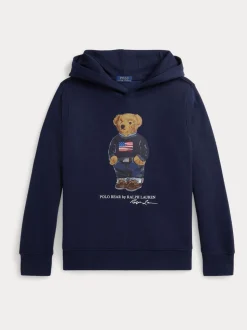 Sweat à capuche Polo Ralph Lauren Polo Bear à motif graphique