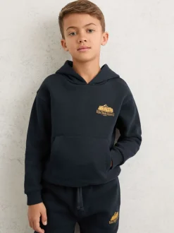 Sweat à capuche Reiss Cautley en coton Blend Nature Reserve