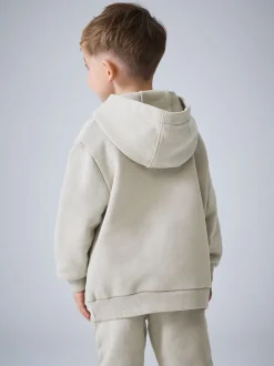 Sweat à capuche smALLSAINTS enfant en tissu contrastant à logo