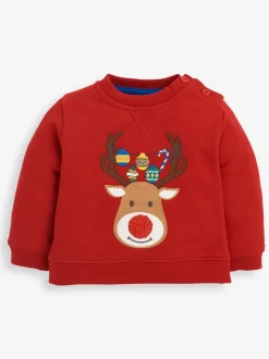 Sweat à motif appliqué Jojo Maman Bébé Noël