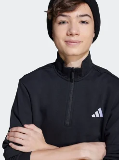 Sweat-shirt adidas Essentials enfant à demi-zip