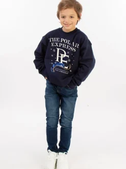 Sweat-shirt Brands In Polar Express All Aboard Noël