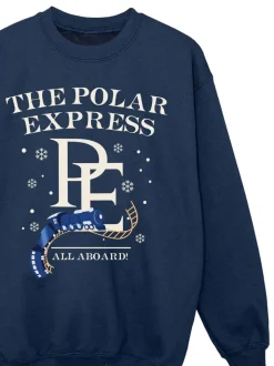 Sweat-shirt Brands In Polar Express All Aboard Noël