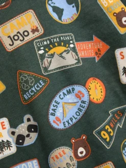 Sweat-shirt JoJo Maman Bébé Badge imprimé