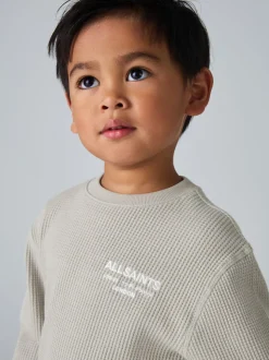 Sweat-shirt smALLSAINTS Underground oversize gaufré à col rond pour garçons