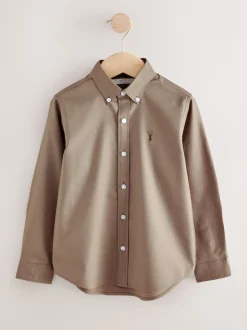 Taupe (Taupe) - Chemise Oxford (3-16ans)