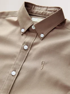 Taupe (Taupe) - Chemise Oxford (3-16ans)