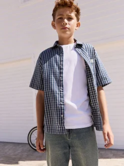 Teinte bleue - Short en denim 100% coton extra long (3-16ans)