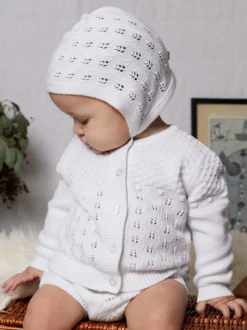 The Little Tailor 100{Coton Pointelle Bébé 3 Pieces Coffret cadeau