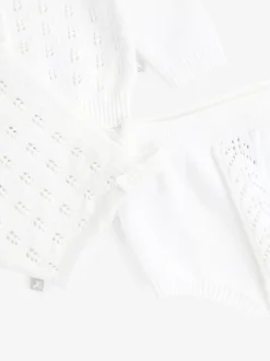 The Little Tailor 100{Coton Pointelle Bébé 3 Pieces Coffret cadeau