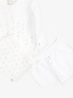 The Little Tailor 100{Coton Pointelle Bébé 3 Pieces Coffret cadeau