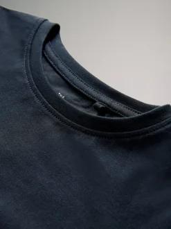 The Set Ensemble t-shirt à manches longues en jersey de coton et pyjama en bas tissé