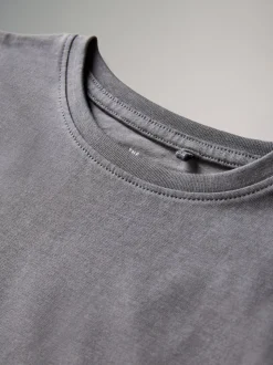 The Set lot de 2 ensembles t-shirts en jersey de coton à manches longues et pyjamas avec bas tissé