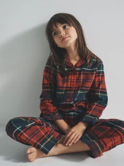 The Set lot de 2 pyjamas à carreaux tissés traditionnels