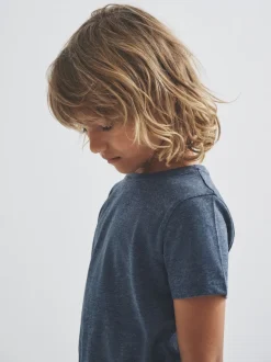 The Set lot de 10 t-shirts réguliers en coton Blend à manches courtes