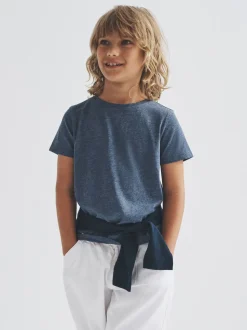 The Set lot de 10 t-shirts réguliers en coton Blend à manches courtes