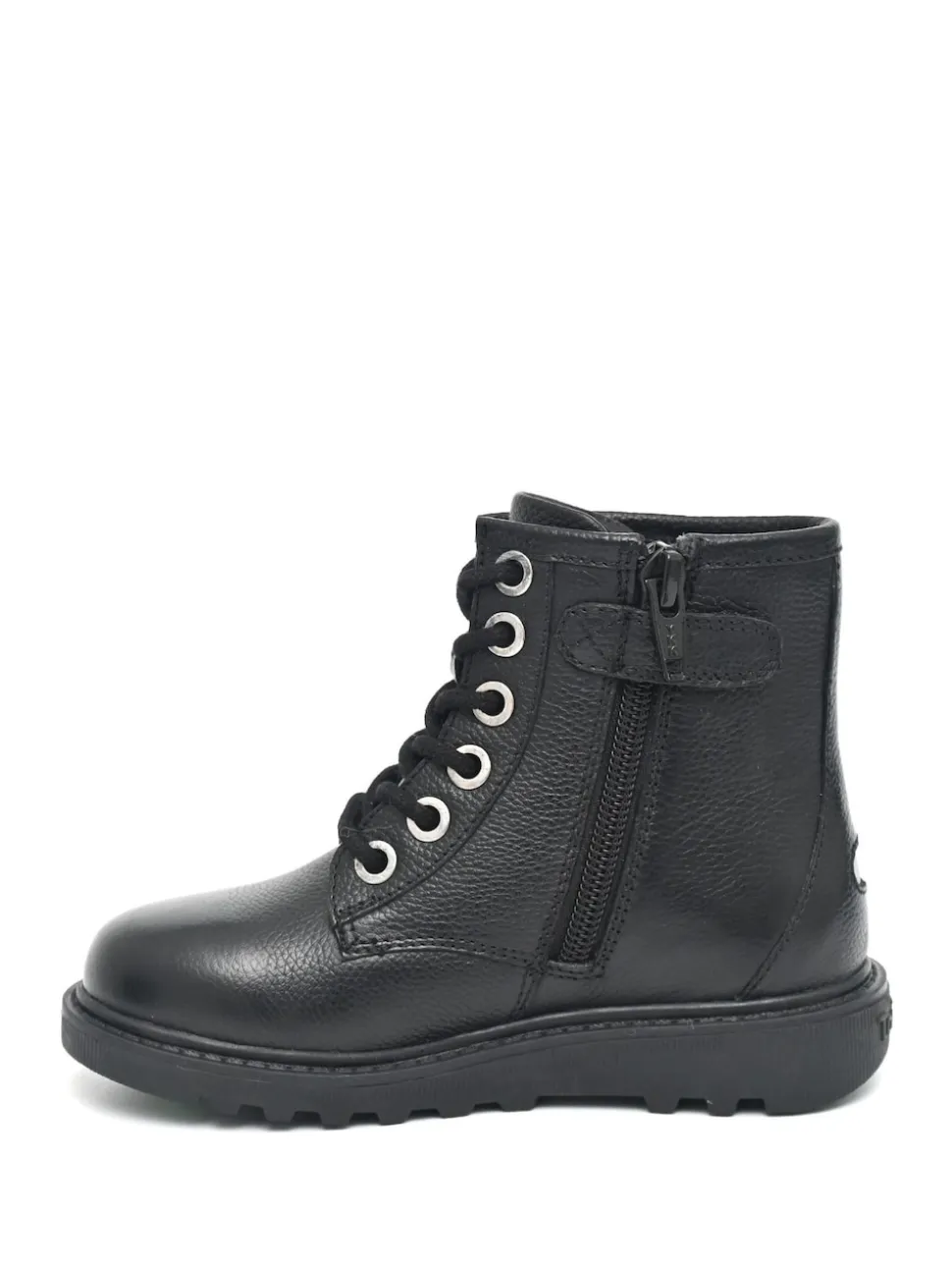 Toezone Storm Garçons Leather Ortholite Ankle Noir Bottes