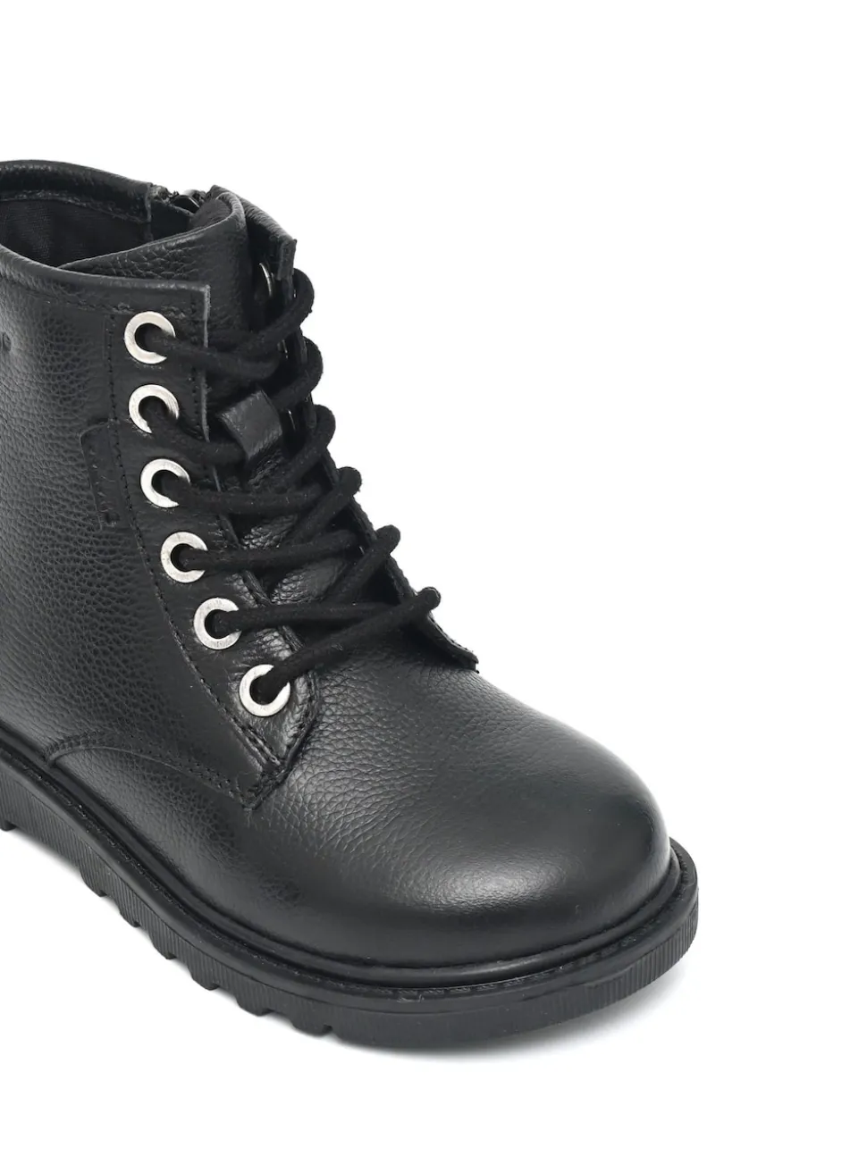 Toezone Storm Garçons Leather Ortholite Ankle Noir Bottes