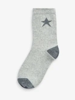 Étoiles bleues - Paquet de chaussettes en coton riche 7