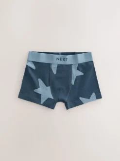 Étoiles et rayures bleues - Lot de 10 boxers (1.5-16ans)