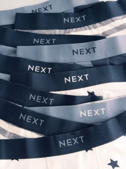 Étoiles et rayures bleues - Lot de 10 boxers (1.5-16ans)