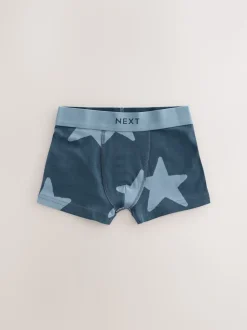 Étoiles et rayures bleues - Lot de 10 boxers (1.5-16ans)