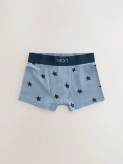 Étoiles et rayures bleues - Lot de 10 boxers (1.5-16ans)