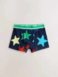 Étoiles et rayures multicolores - Lot de 5 malles à motif junior (1.5-16ans)