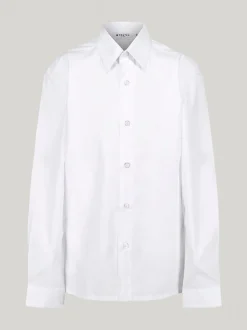 Trutex Blanc Coupe ajustée Manches longues 3 Lot School Chemises