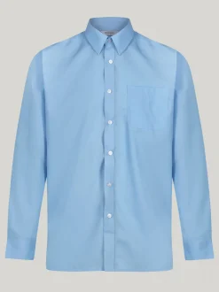 Trutex Bleu Regular Fit Long Sleeve 2 Pack School Shirts