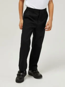 Trutex Junior Garçons Coupe classique Noir School Pantalons