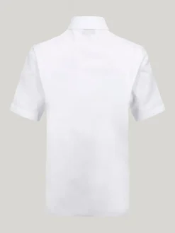 Trutex White Regular Fit Manches courtes  3 Pack School Shirts