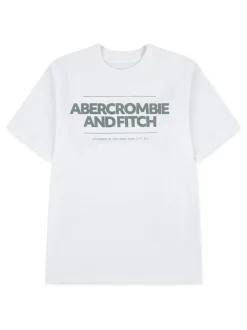 T-shirt Abercrombie & Fitch à manches courtes avec logo Cinder Block