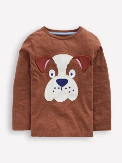 T-shirt Boden Fun Dog Appliqué