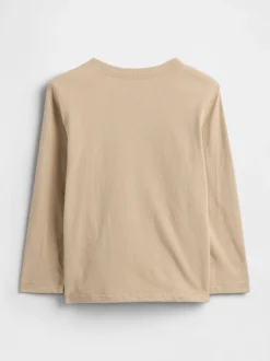 T-shirt de Noël à manches longues avec logo Gap (6mois5ans) (6mois5ans)