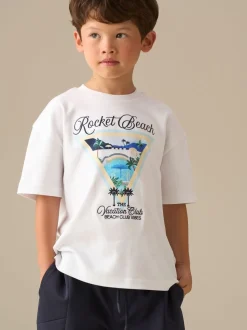 T-shirt graphique Angel & Rocket West Beach