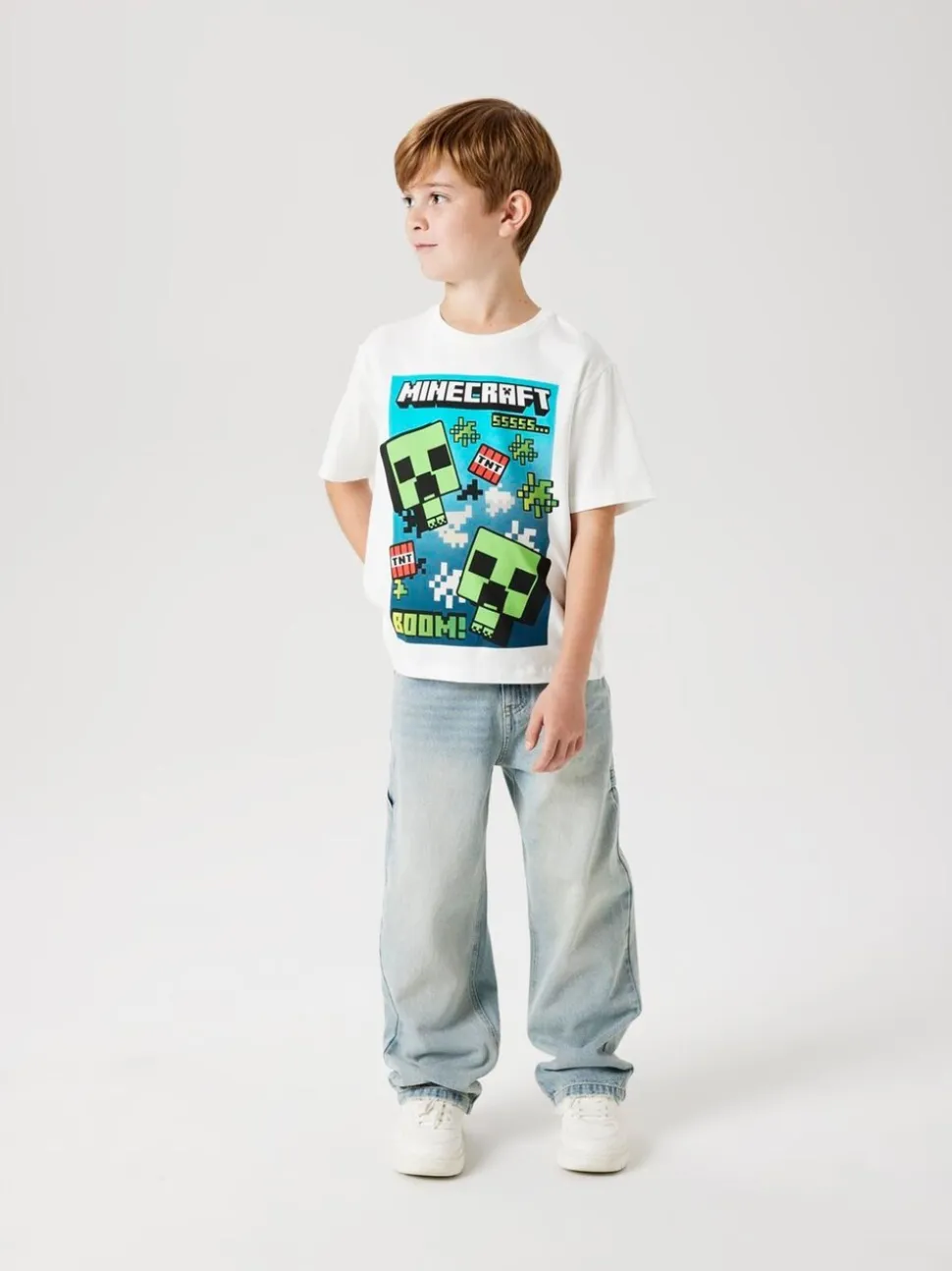 T-shirt Name It Minecraft graphique