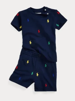 T-shirt Polo Ralph Lauren bébé en piqué à logo poney