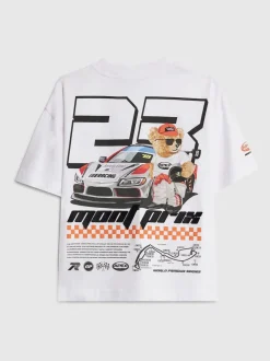 T-shirt River Island OB Motocross Bear Car