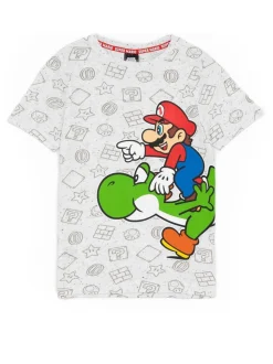 T-shirt Vanilla Underground manches courtes Super Mario et Yoshi garçon