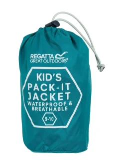 Turquoise Blue - Regatta Veste Lot It imperméable pour enfants III
