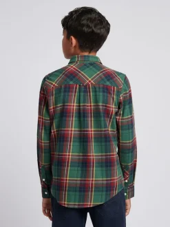 U.S. Polo Assn. Chemise à carreaux avec poche boutonnée